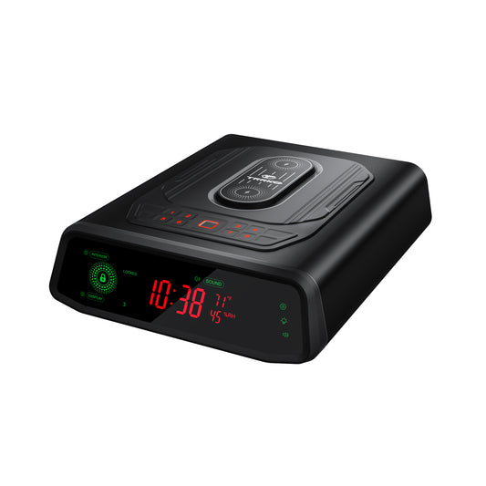TRRKO-TRi6 Biometric Gun Safe, Auto-Open Drawer with Wireless Charging & LED Display