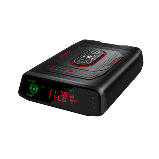 TRRKO i6Pro 4-in-1 Smart Bedside Gun Safe with Biometric Access & Bluetooth Speaker